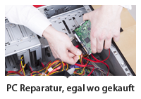 PC Reparatur, alle Marken - egal wo gekauft