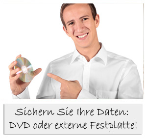 Haben Sie noch eine zweite Datensicherung gemacht?